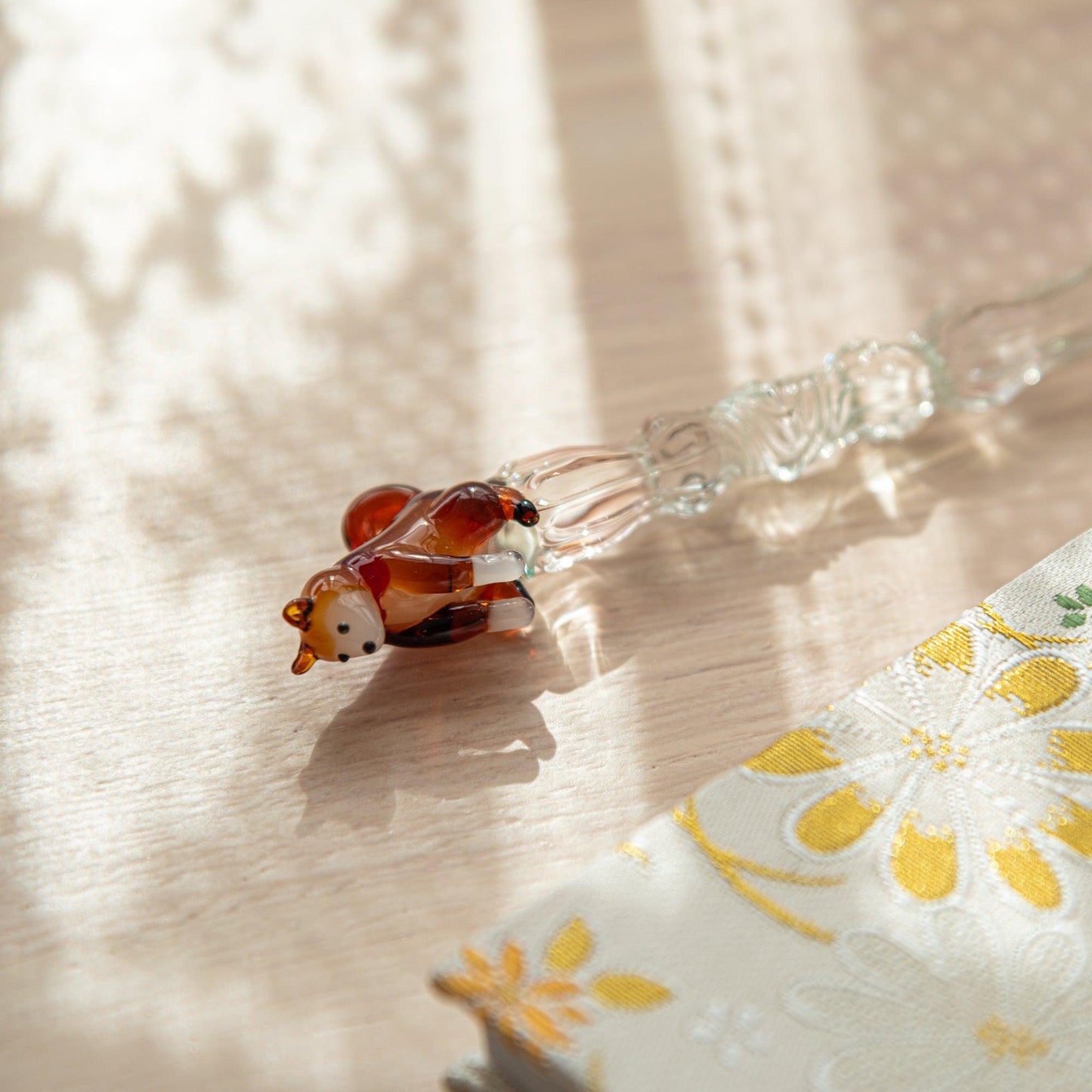 Shiba Inu Glass Dip Pen
