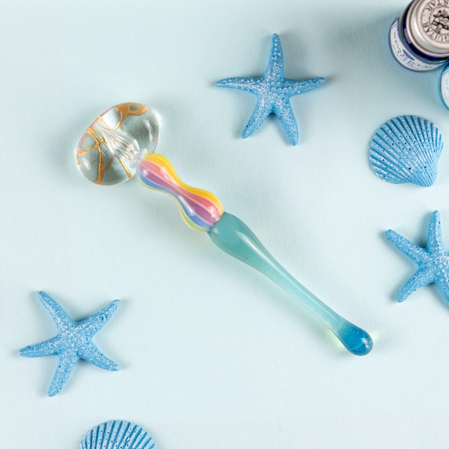 Dreamy Rainbow Balloon Glass Dip Pen | Marin