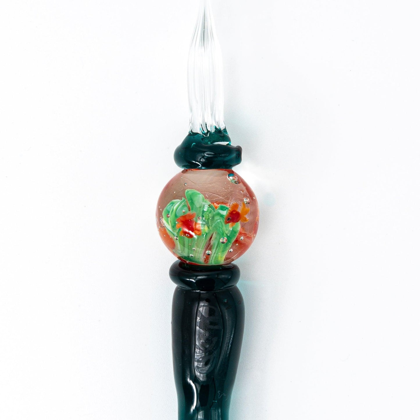 Goldfish Aquarium Glass Dip Pen