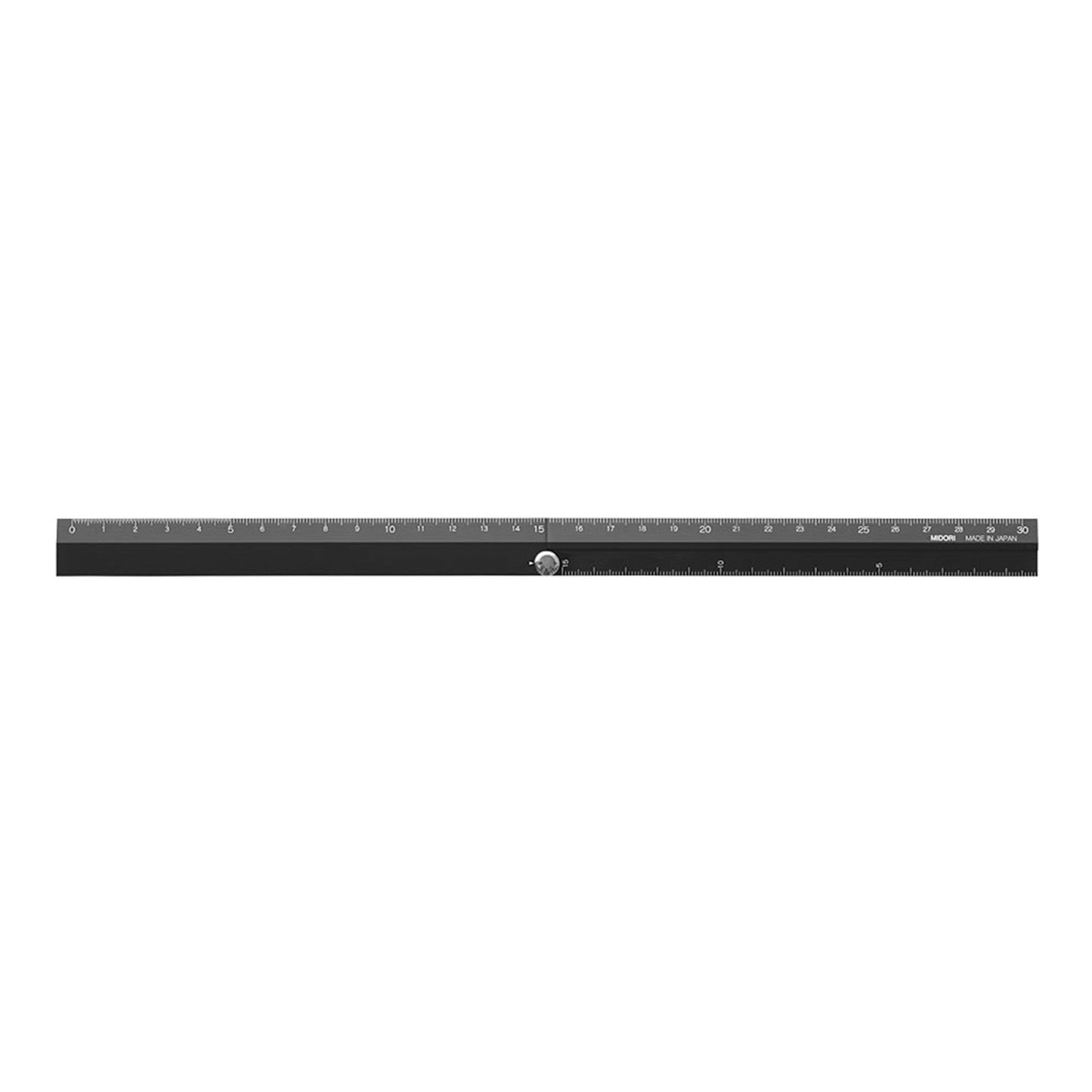 Midori Aluminum FOLDING Multi Ruler with Angle Measurements 30cm | Black