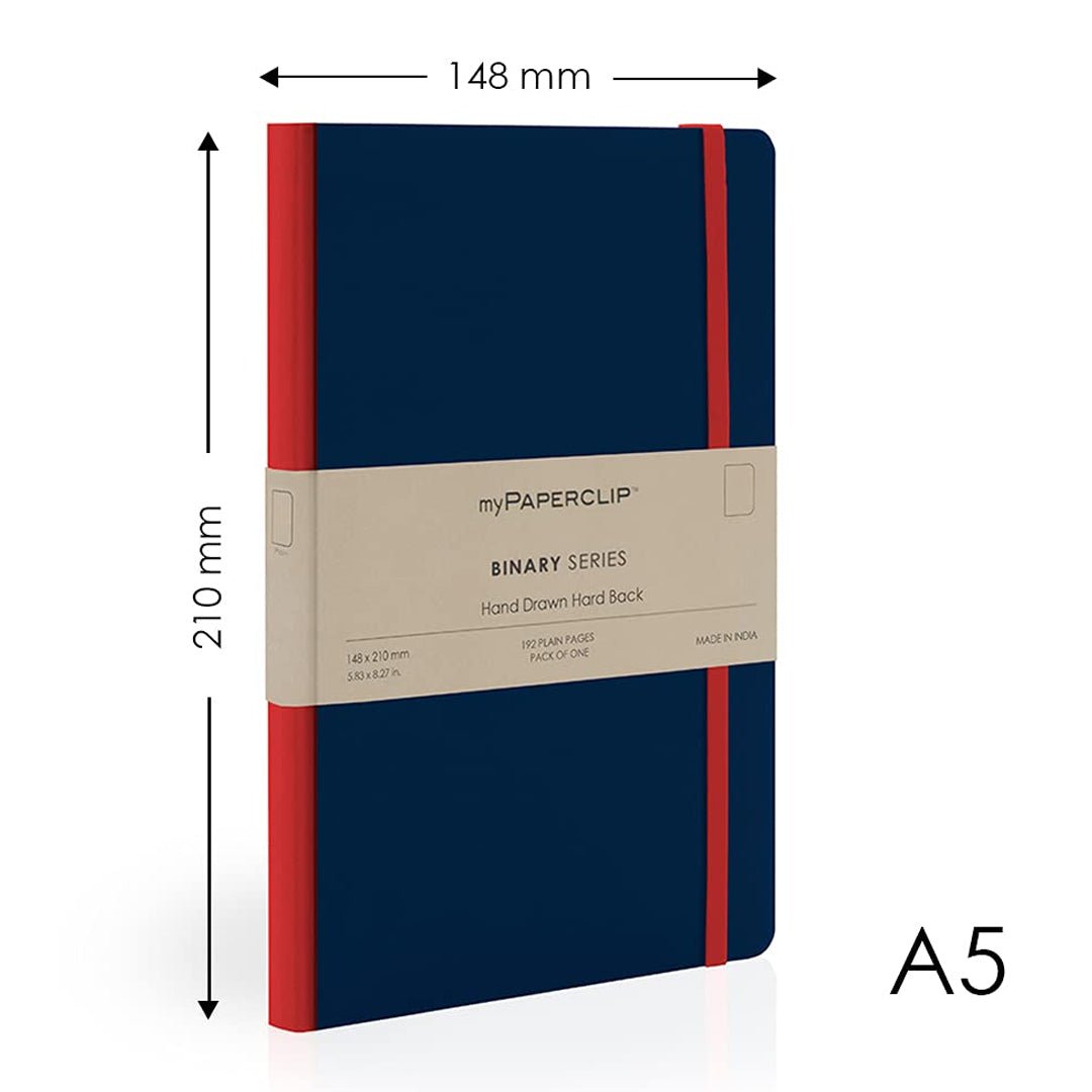 Mypaperclip Binary Series Hand Drawn Hardback Notebook