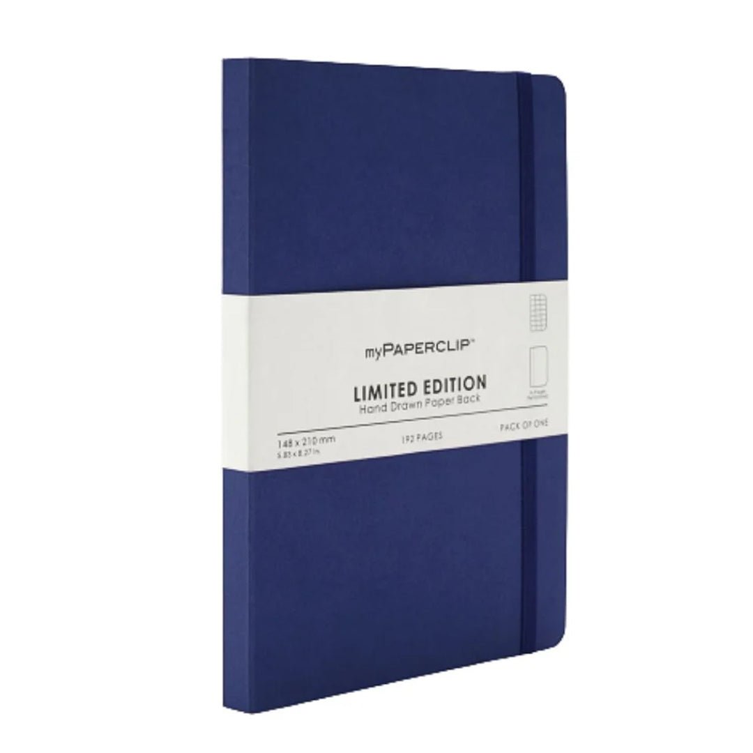 Mypaperclip Limited Edition Hand Drawn Paper Back Plain Notebook A5