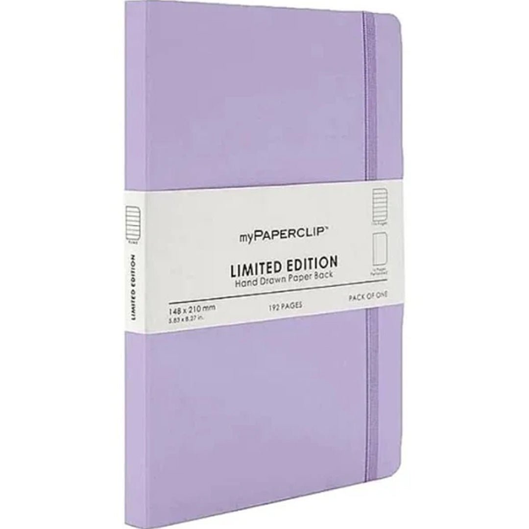 Mypaperclip Limited Edition Hand Drawn Paper Back Plain Notebook A5