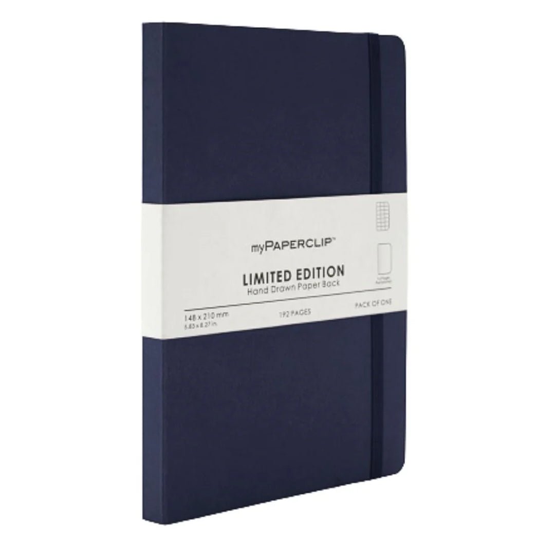 Mypaperclip Limited Edition Hand Drawn Paper Back Plain Notebook A5