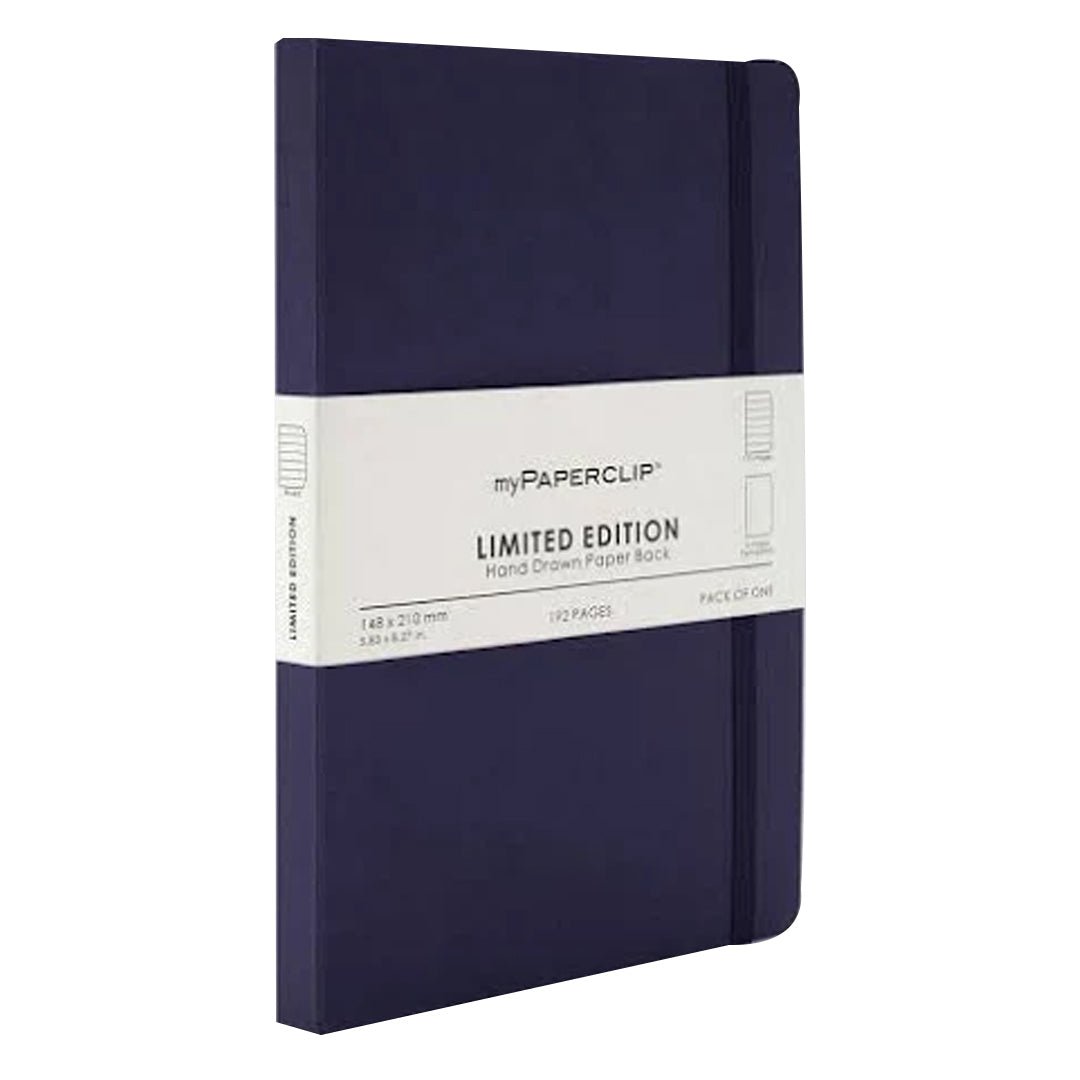 Mypaperclip Limited Edition Hand Drawn Paper Back Plain Notebook A5