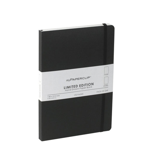 Mypaperclip Limited Edition Hand Drawn Paper Back Plain Notebook A5