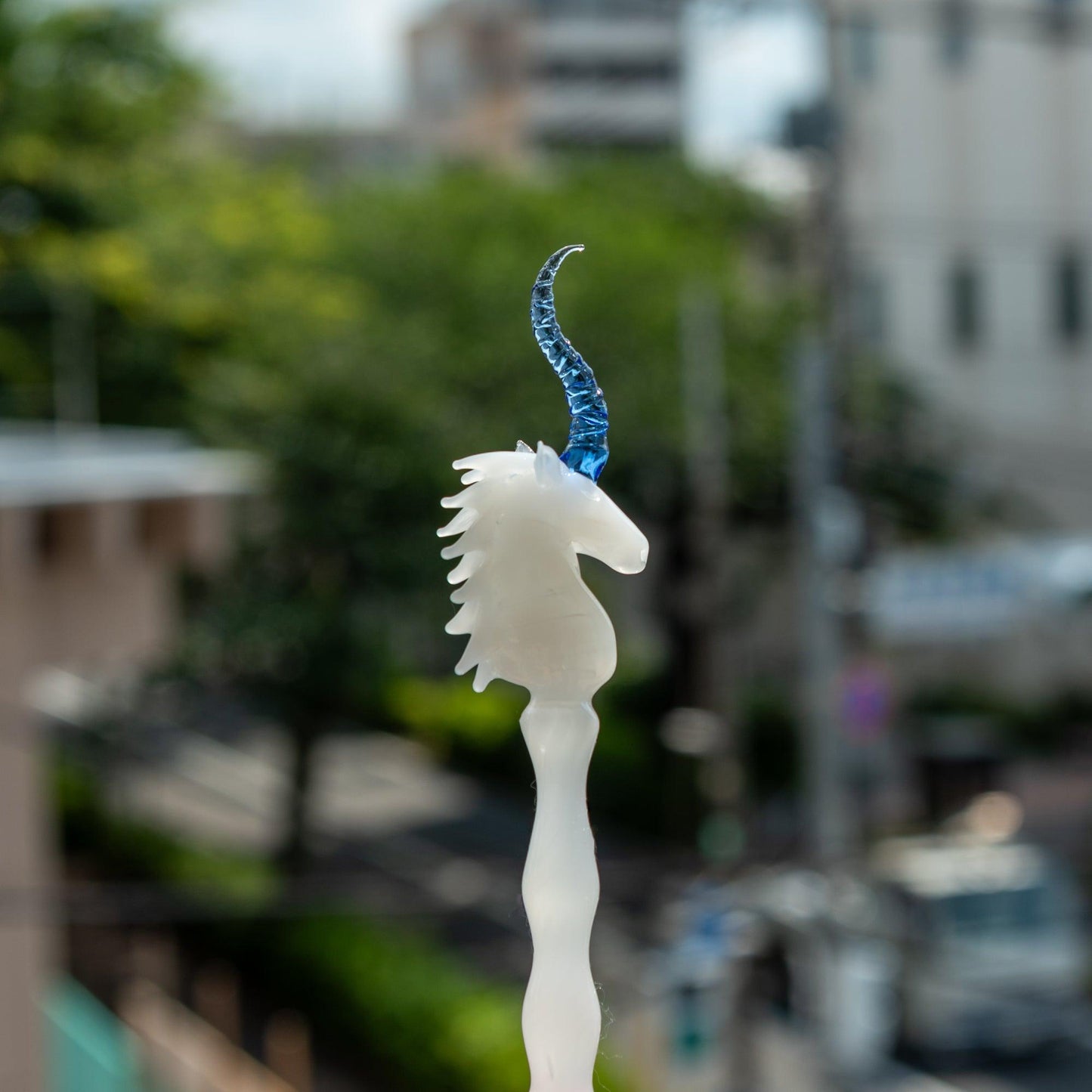 Mystic Unicorn Glass Dip Pen