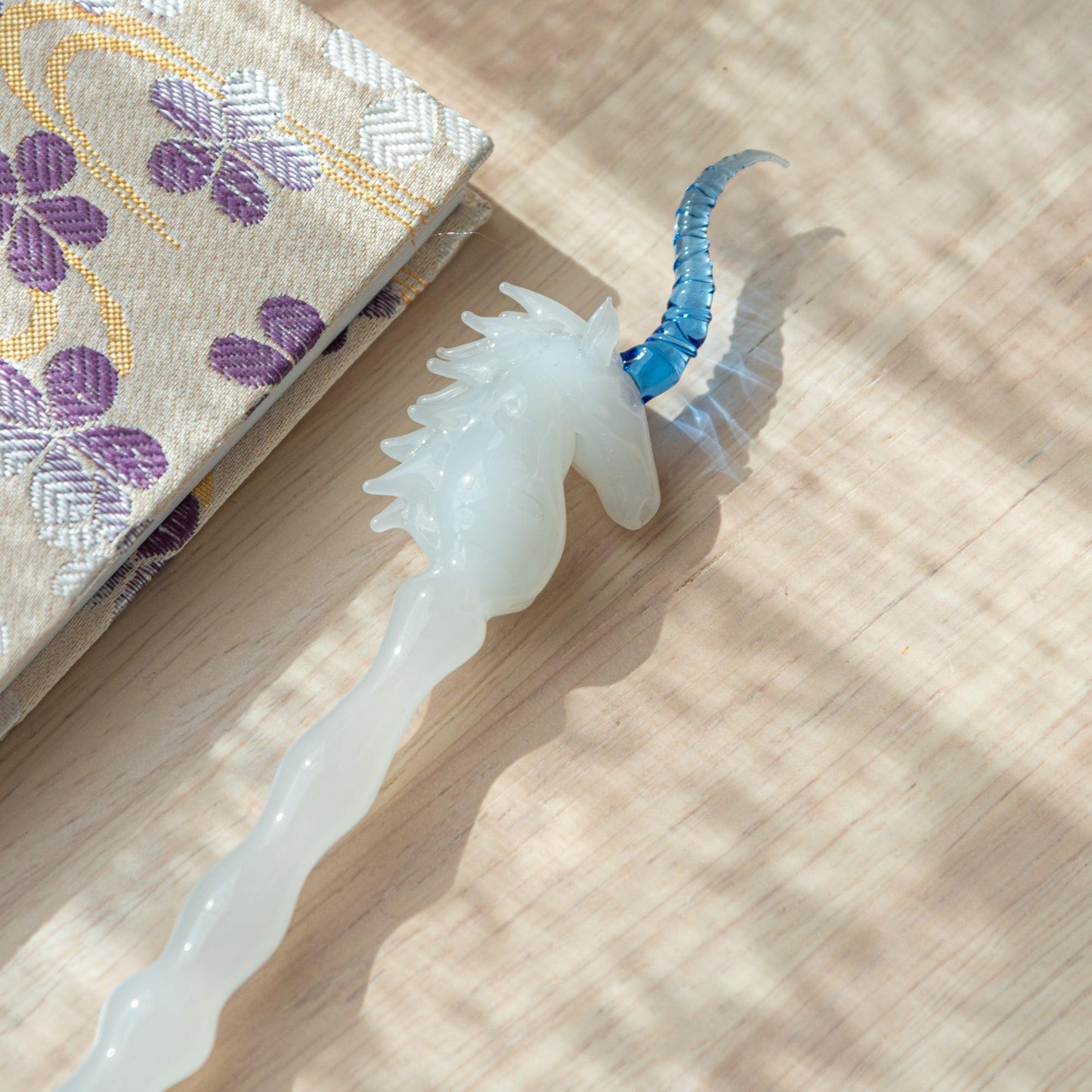 Mystic Unicorn Glass Dip Pen
