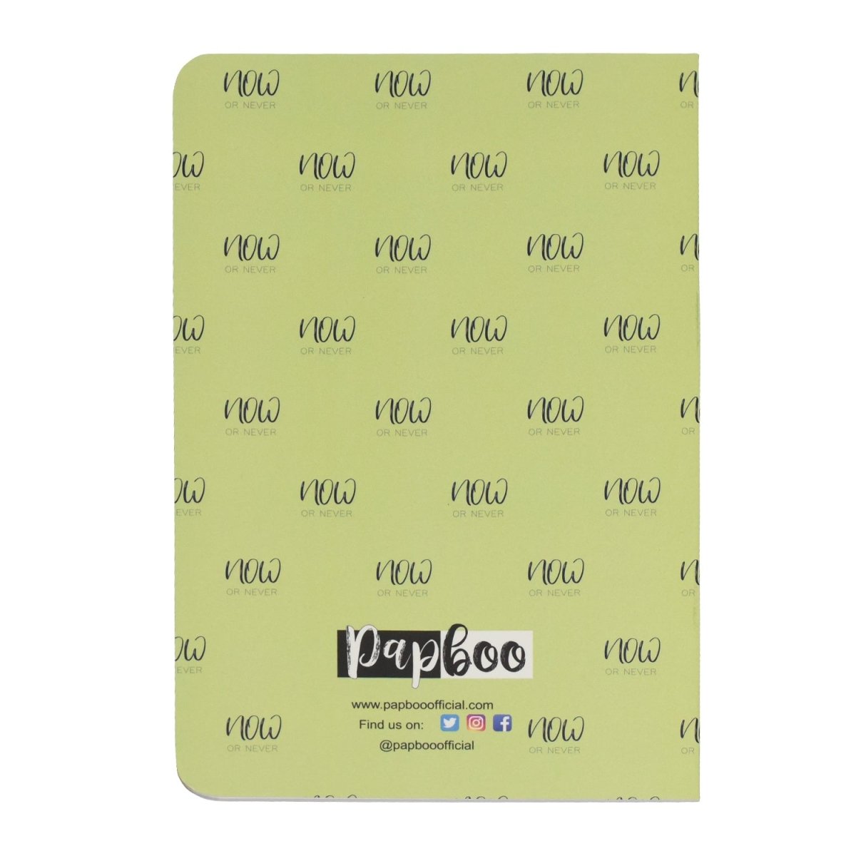 Papboo Set Of 4 Unruled Notebooks