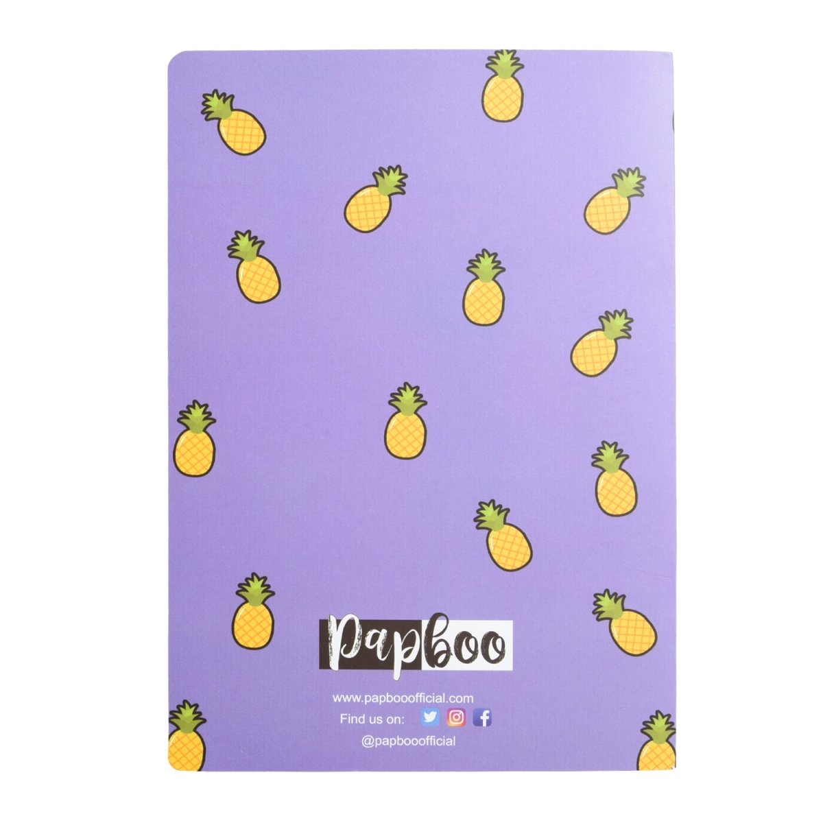 Papboo Set Of 4 Unruled Notebooks