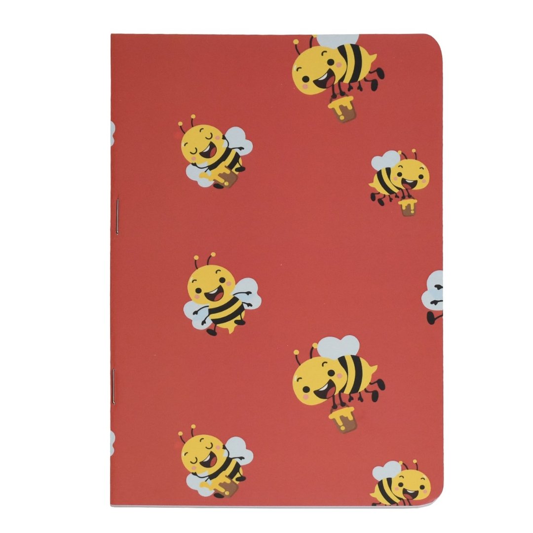 Papboo Set Of 4 Unruled Notebooks