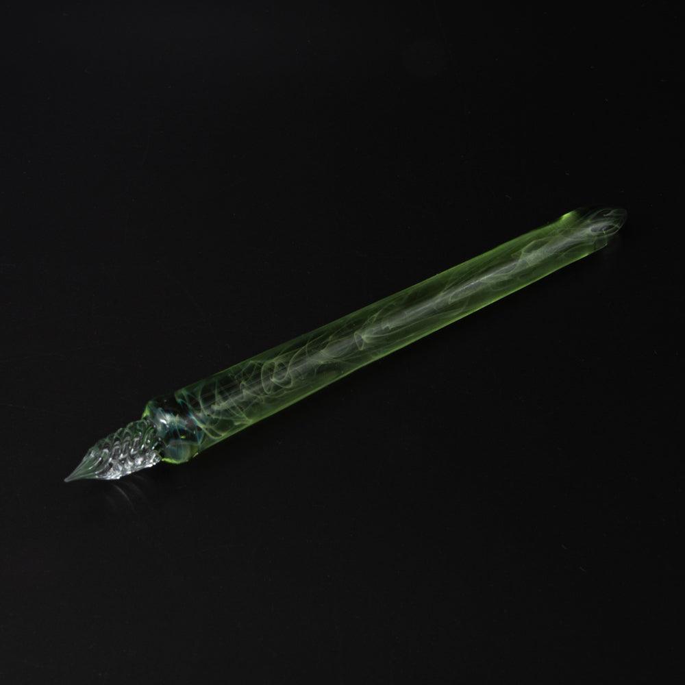 Smoke in Verdure Glass Dip Pen