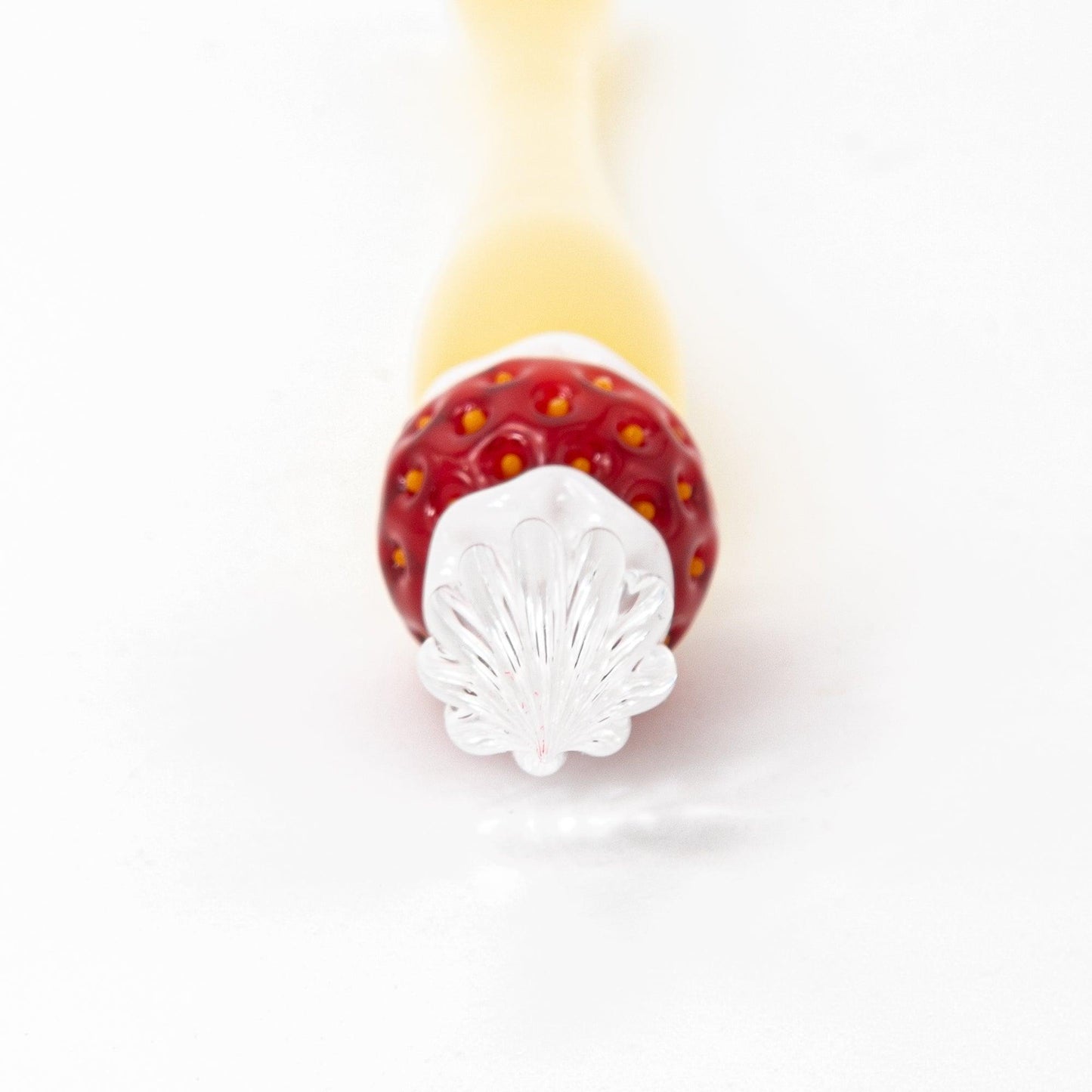 Strawberry Cake Glass Dip Pen