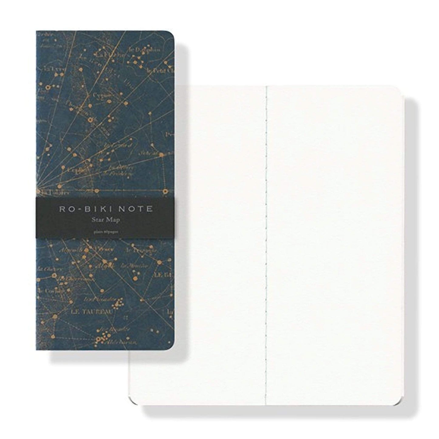Yamamoto Ro-Biki Notebook 3.6 x 8.3 Blank Basic Chiffon Paper | Star Map